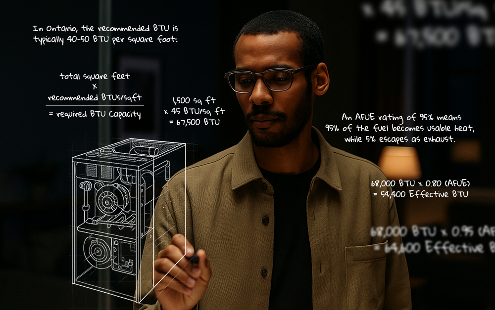 How to Choose the Right Furnace Size Based on BTUs and AFUE