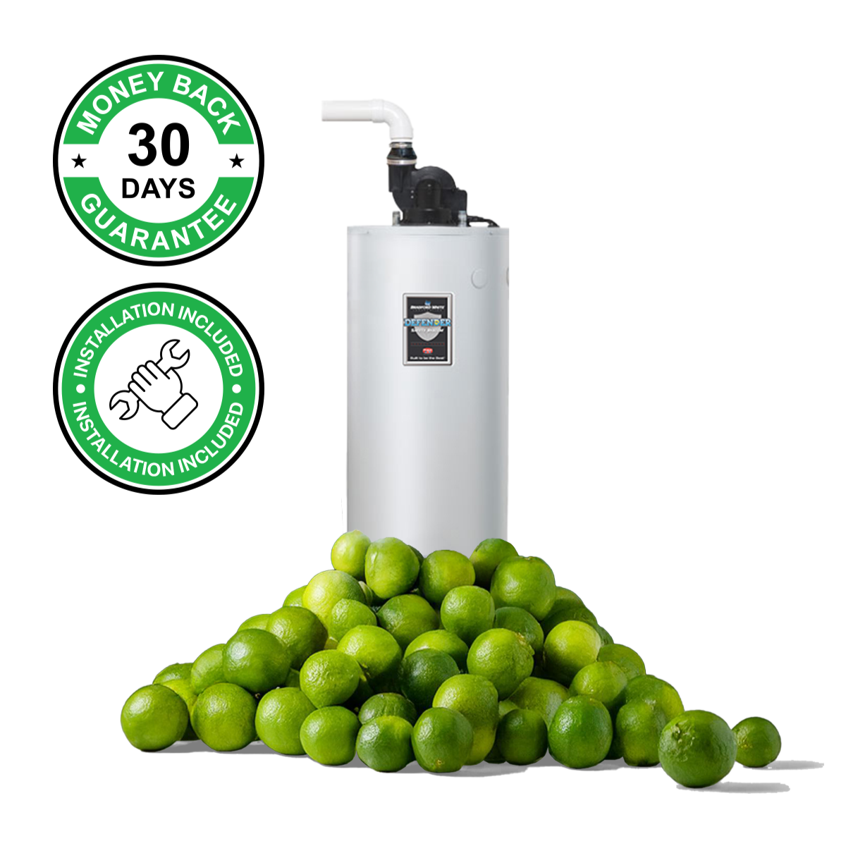 Bradford White 50 Gallon Power Vent Water Heater