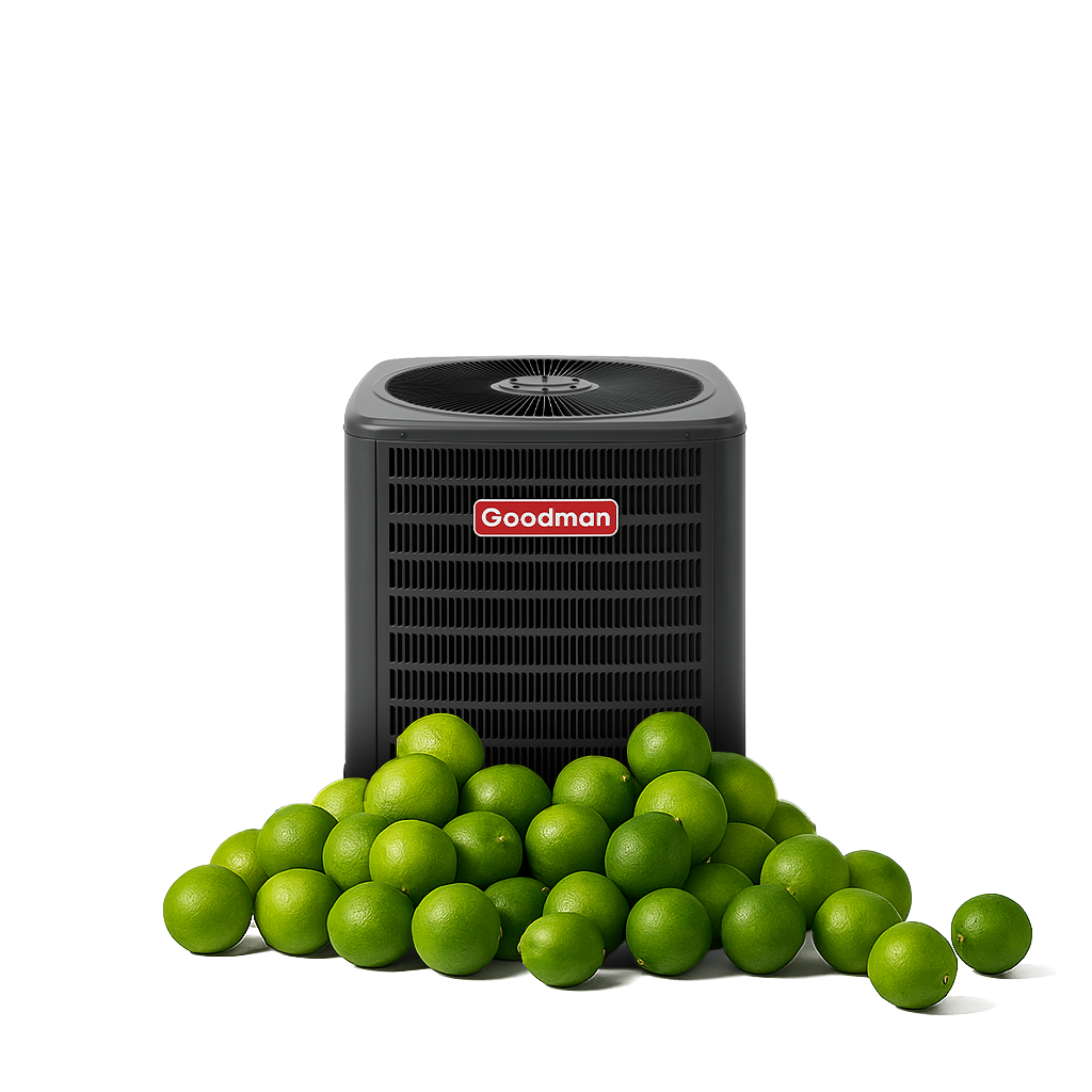 Goodman 1.5 Ton Single-Stage Air Conditioner with 15.2 SEER2 Rating