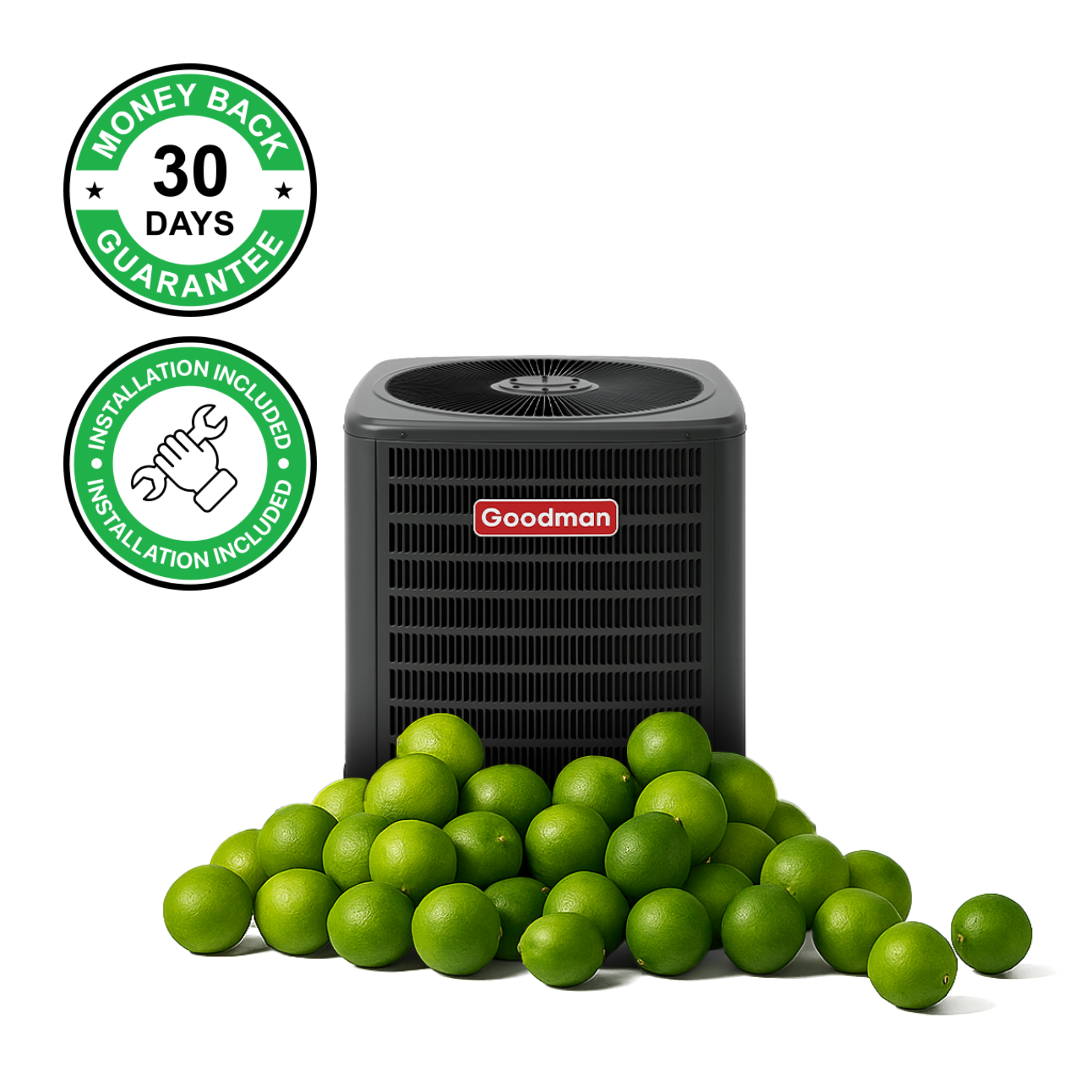 Goodman Ton Central Air Conditioner – Single-Stage Comfort for