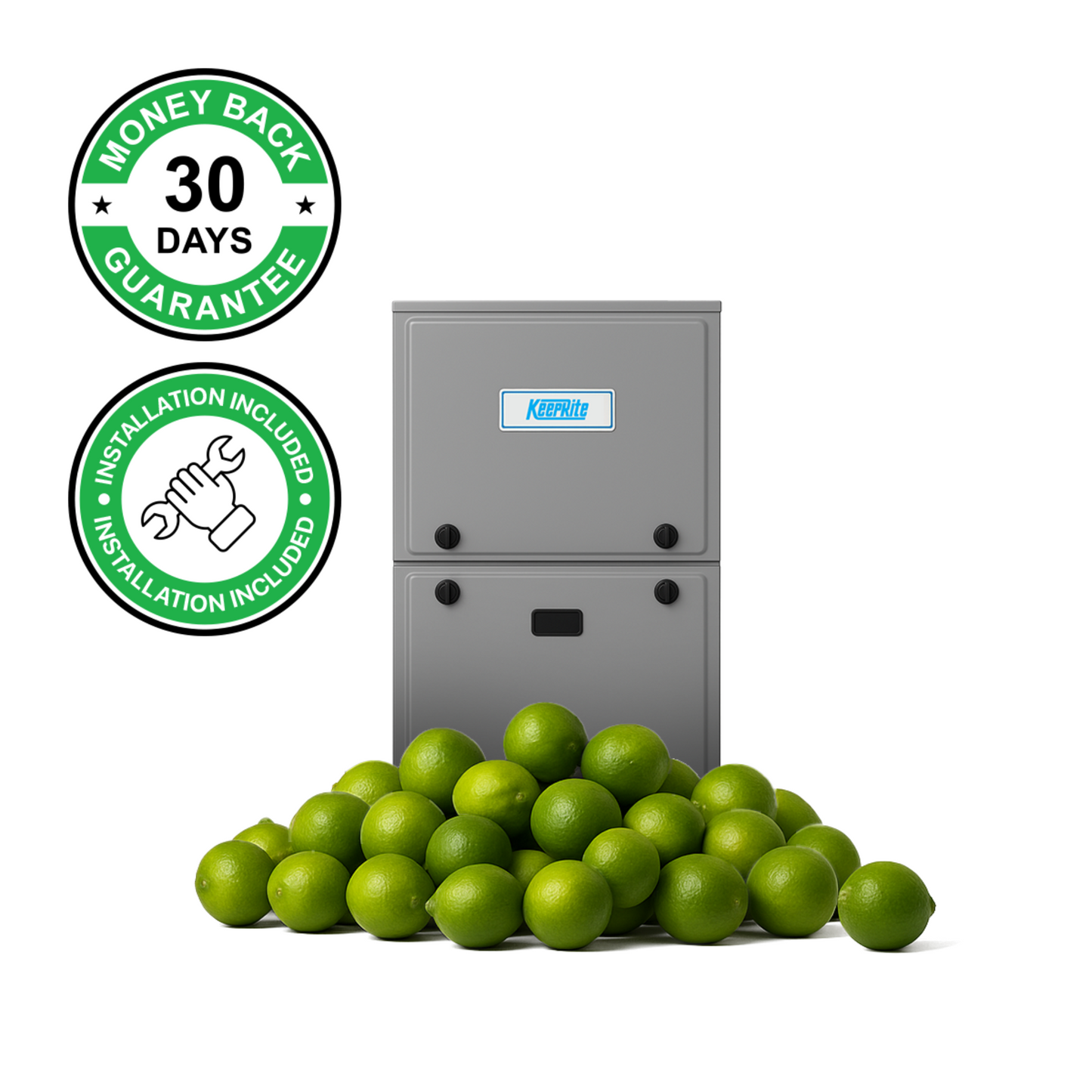 Keeprite N96MSN 100,000 BTU Single-Stage Gas Furnace