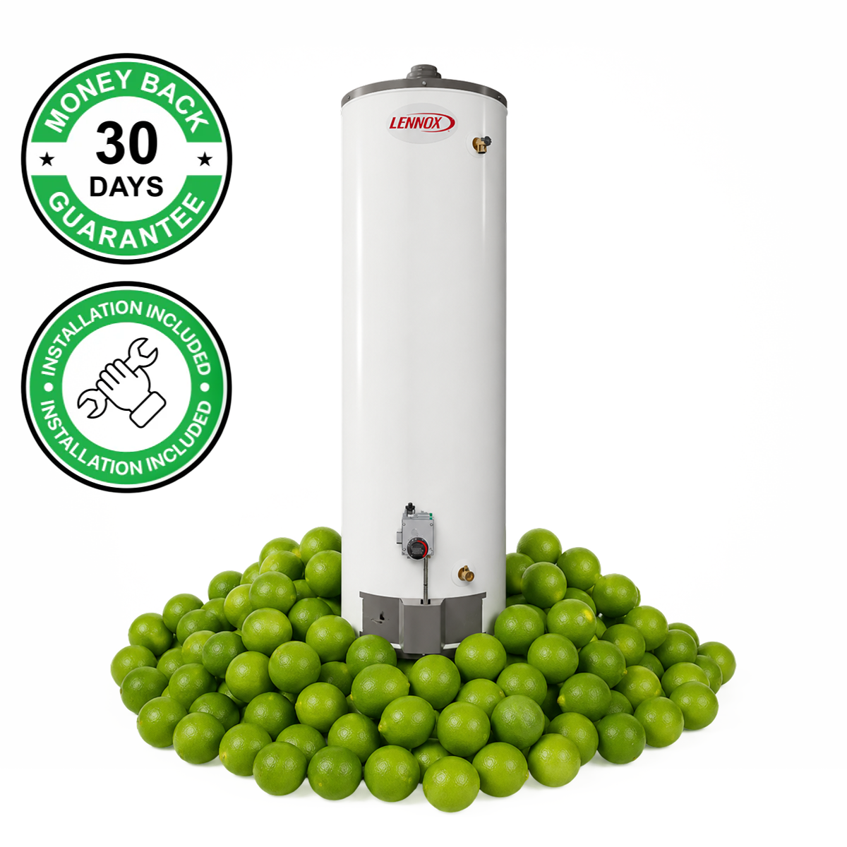 Lennox Chimney Vented Water Heater