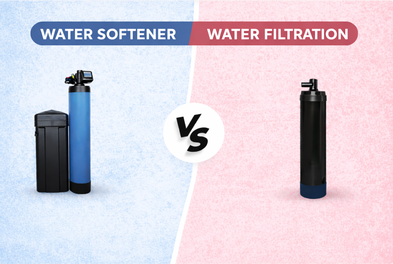 Water Softener vs Water Filtration