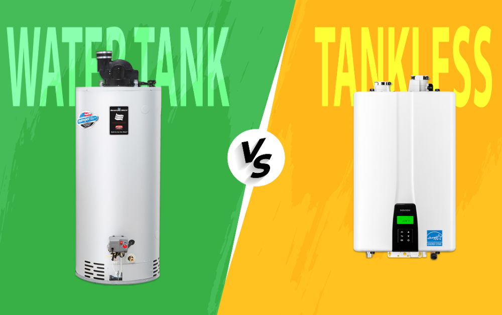 Tank vs. Tankless Water Heaters