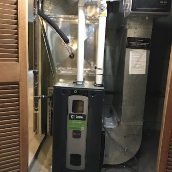 Customer furnace installation photo