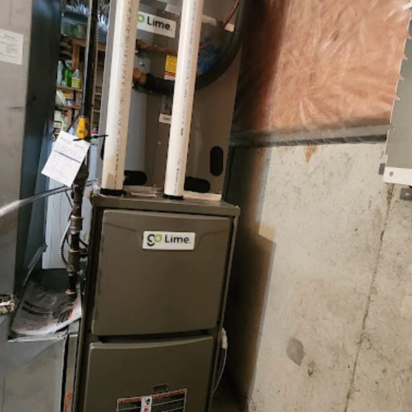 Customer furnace installation photo