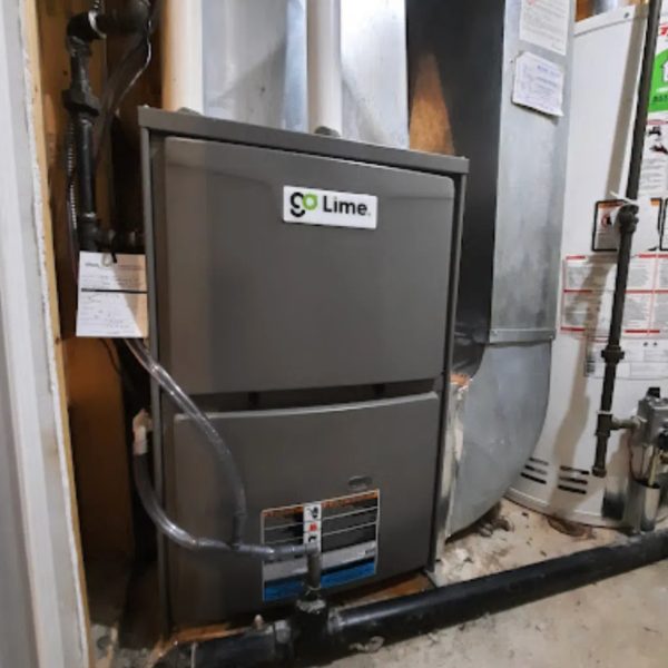 Customer furnace installation photo
