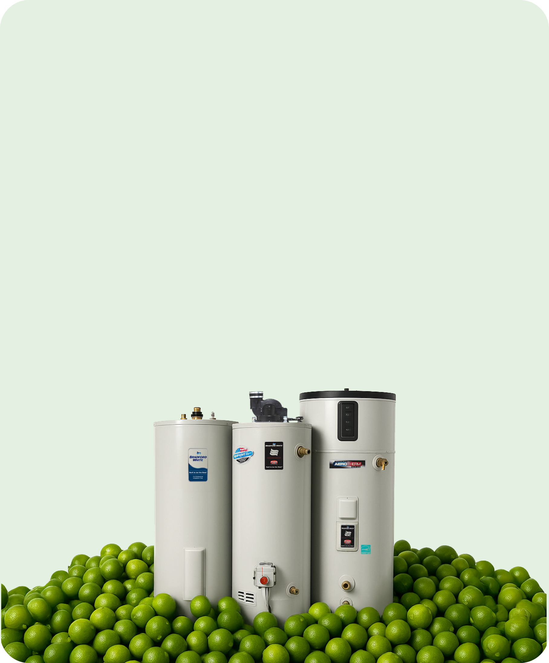 Bradford white water heaters in Ontario