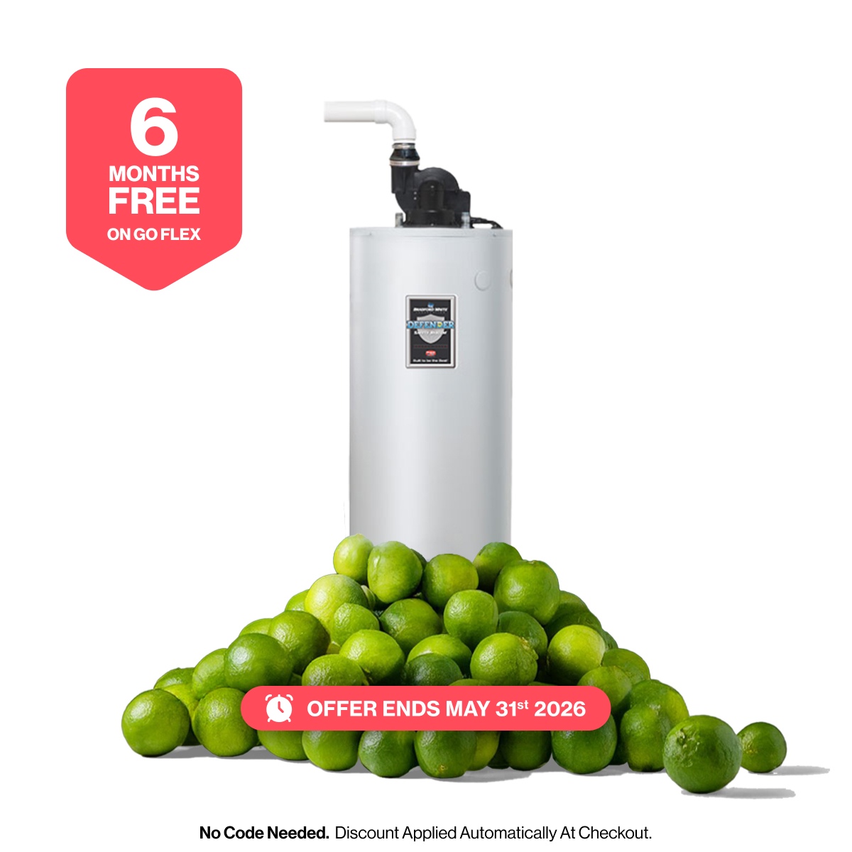 Bradford White 50 Gallon Power Vent Water Heater