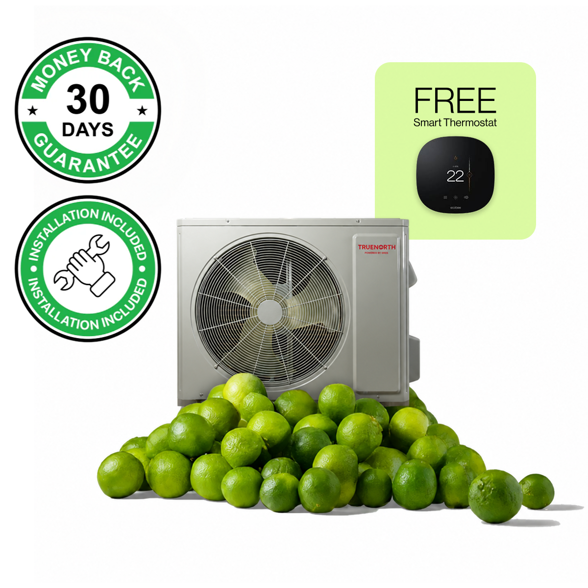 TrueNorth 3 Ton KD Heat Pump (Includes FREE Smart Thermostat)