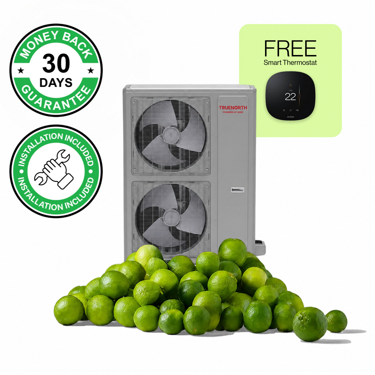 TrueNorth 4-5 Ton KU Heat Pump (Includes FREE Smart Thermostat)