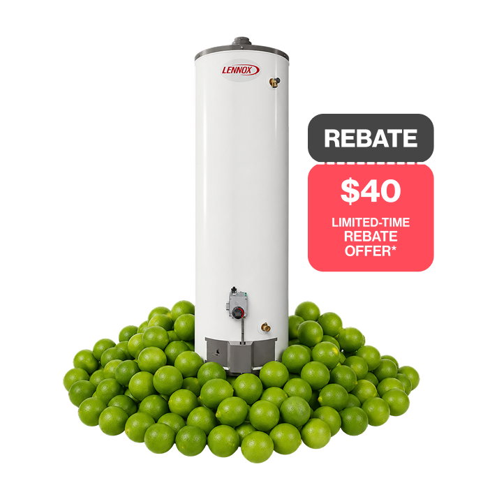 Lennox 50 Gallon Chimney Vented Water Heater