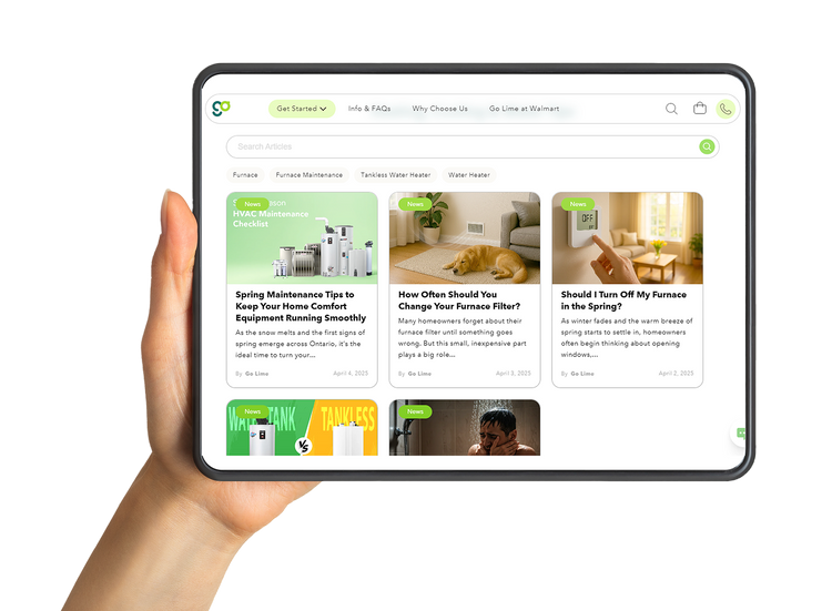 How It Works | Go Lime’s Easy, Transparent Home Comfort Process