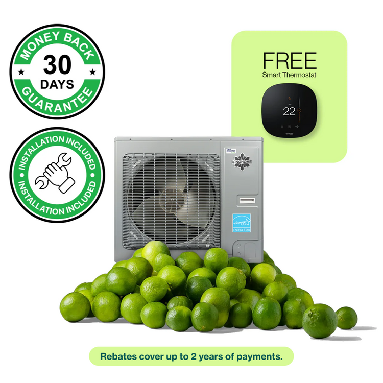Kinghome 2-3 Ton KU Heat Pump (Includes FREE Smart Thermostat)