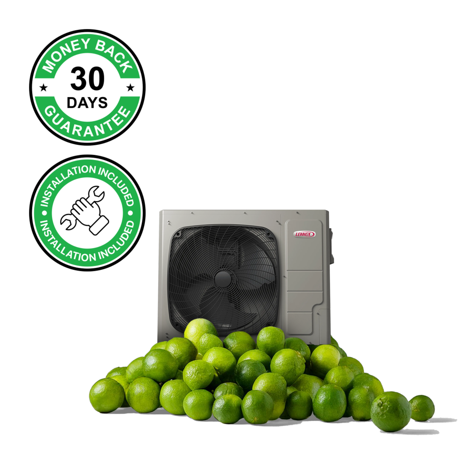 Lennox 2 Ton Side Discharge Ducted Heat Pump