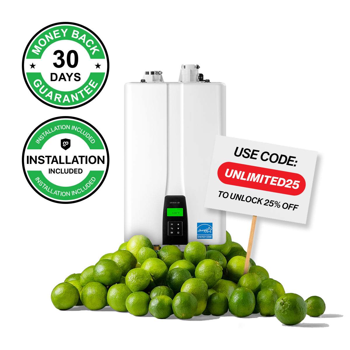 Navien Premium NPE-240S2 Condensing Tankless Water Heater