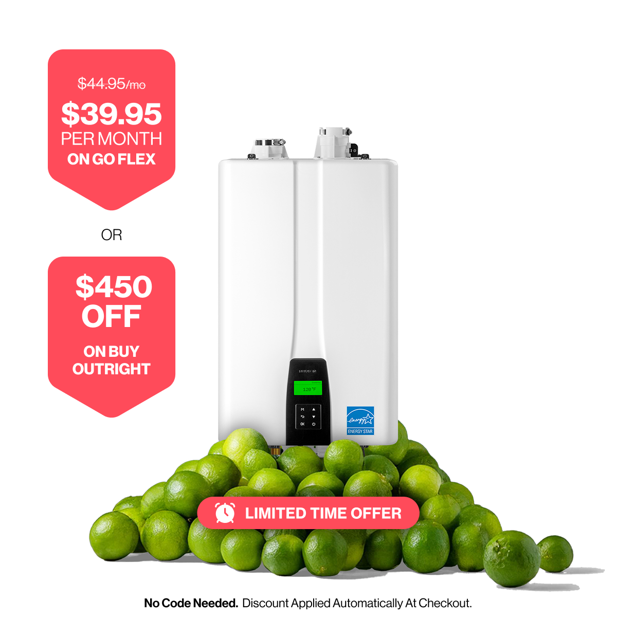 Navien Premium NPE-240S2 Condensing Tankless Water Heater