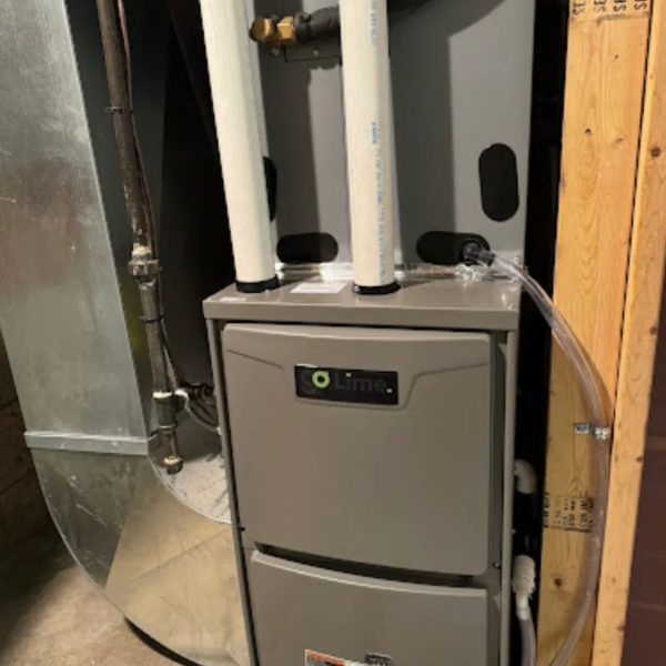 Customer furnace installation photo
