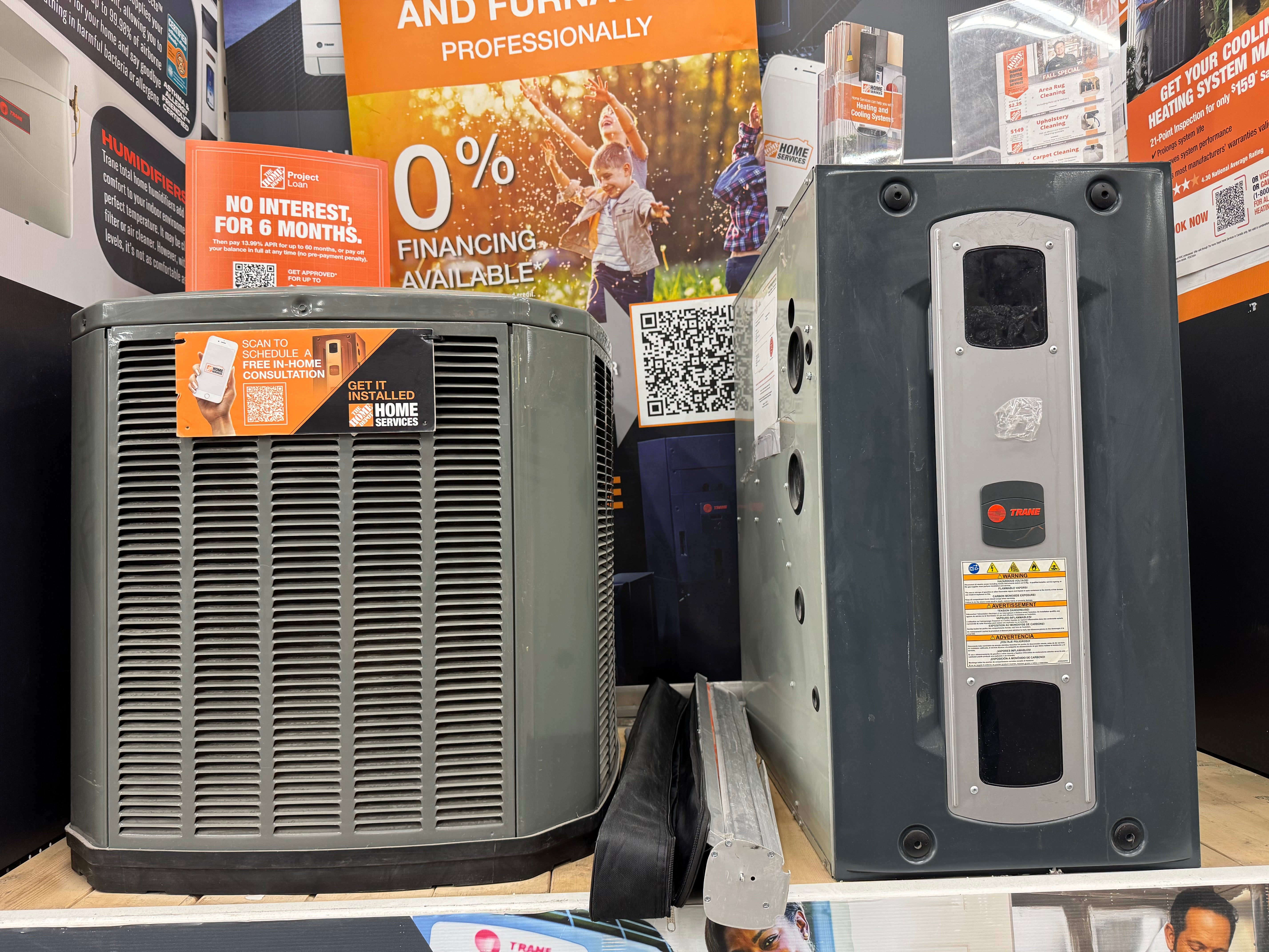home depot heat pumps ontario